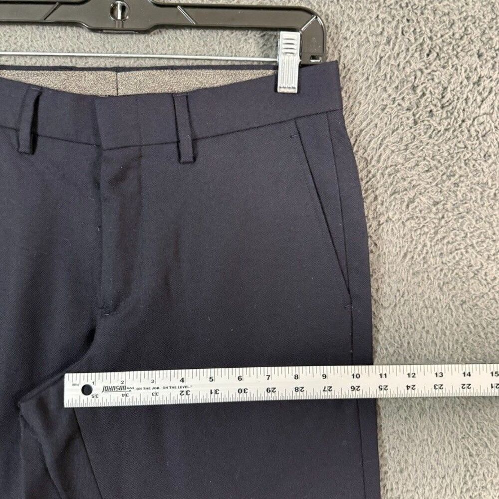 J Crew Pants Mens 29x32 Blue Urban Slim Fit Dress Slacks Wool Formal Preppy - Picture 4 of 15